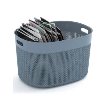 KIS korpa za veš Filo Basket 30l Smokey grey KFBXLSG-1